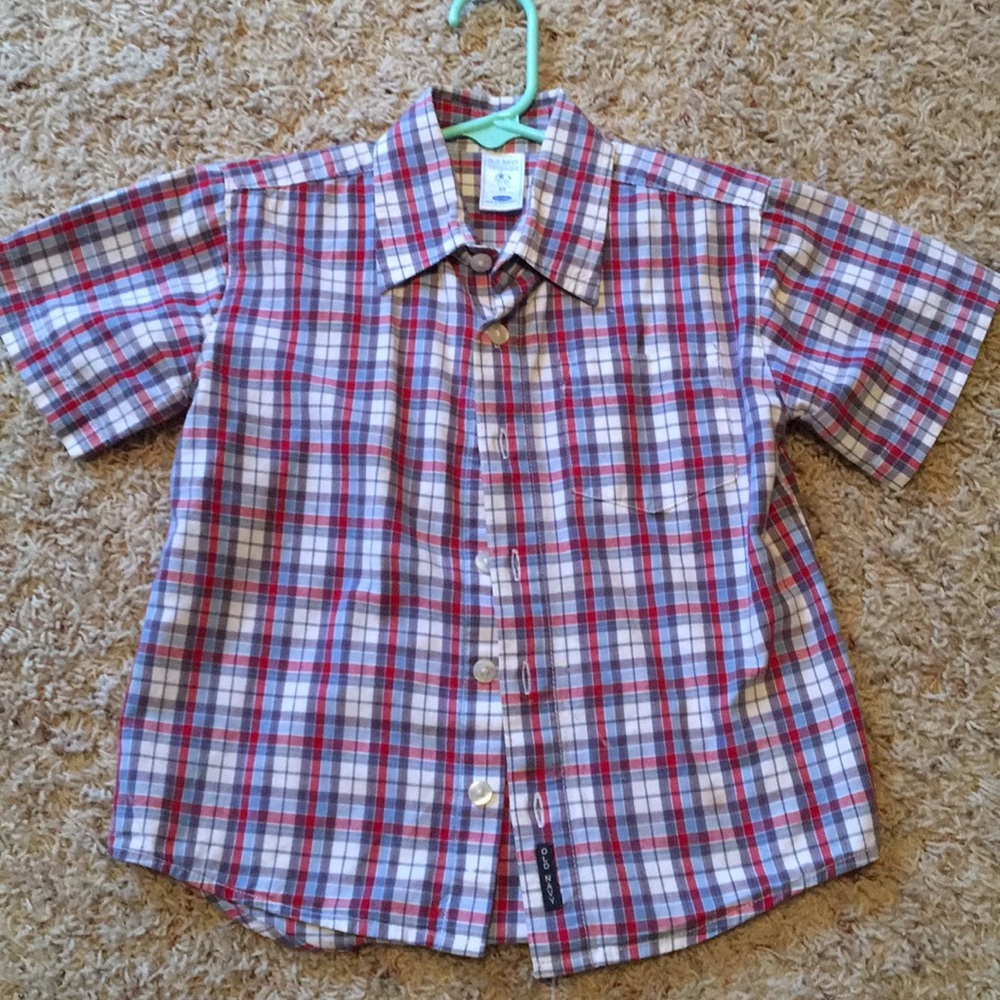 Grey plaid shirt